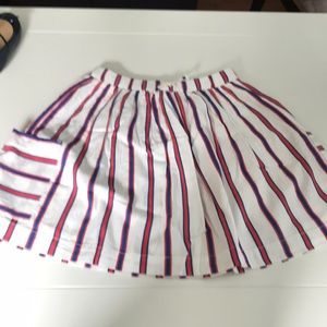 Red, white & blue skirt